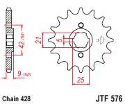 Звезда ведущая JTF576