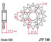 Звезда ведущая JTF749