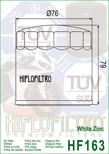 Фильтр масляный Hiflo Filtro HF163