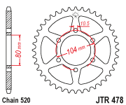 Звезда ведомая JTR478