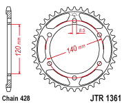 Звезда ведомая JTR1361