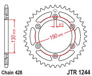 Звезда ведомая JTR1244