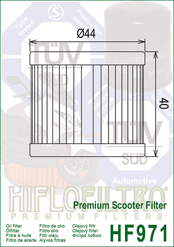 Фильтр масляный Hiflo Filtro HF971