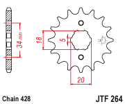 Звезда ведущая JTF264