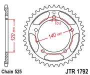 Звезда ведомая JTR1792