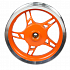 Колесный диск на скутер задний 12х3,5 оранжевый